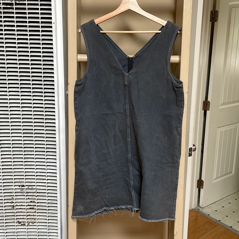 RVCA gray denim dress
